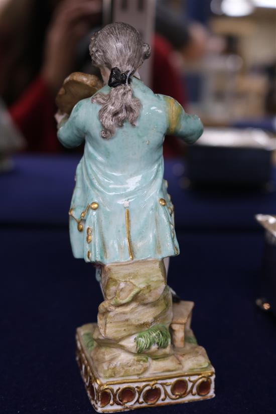 A Meissen figure of a boy violinist